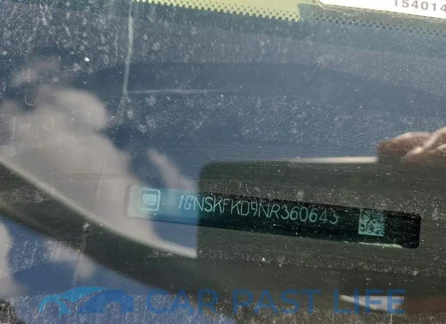 1GNSKFKD9NR360643# 13