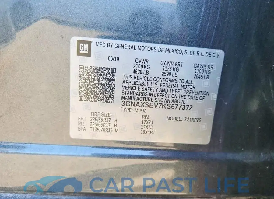 3GNAXSEV7KS677372# 13