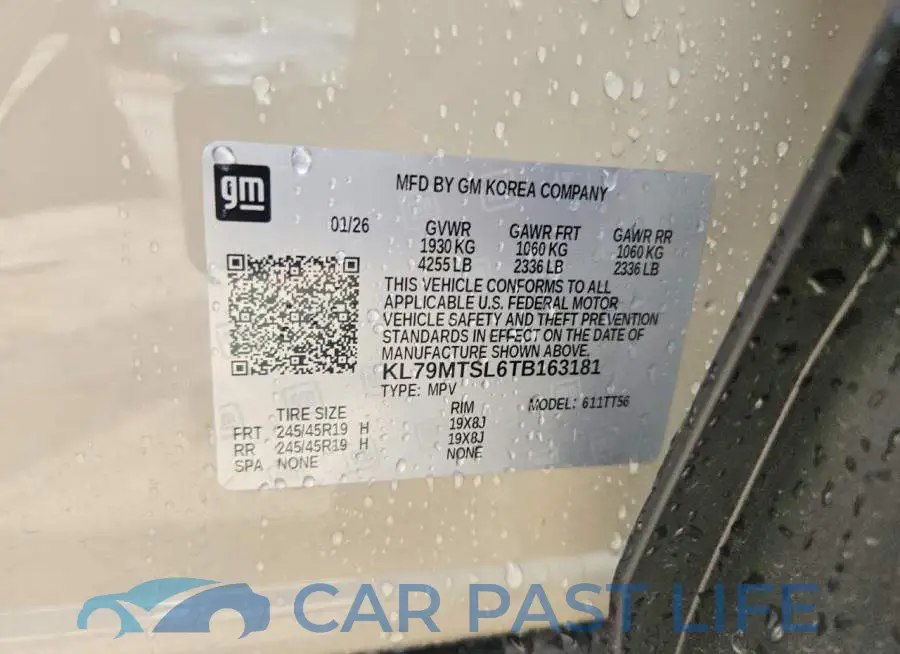 KL79MTSL6TB163181# 12