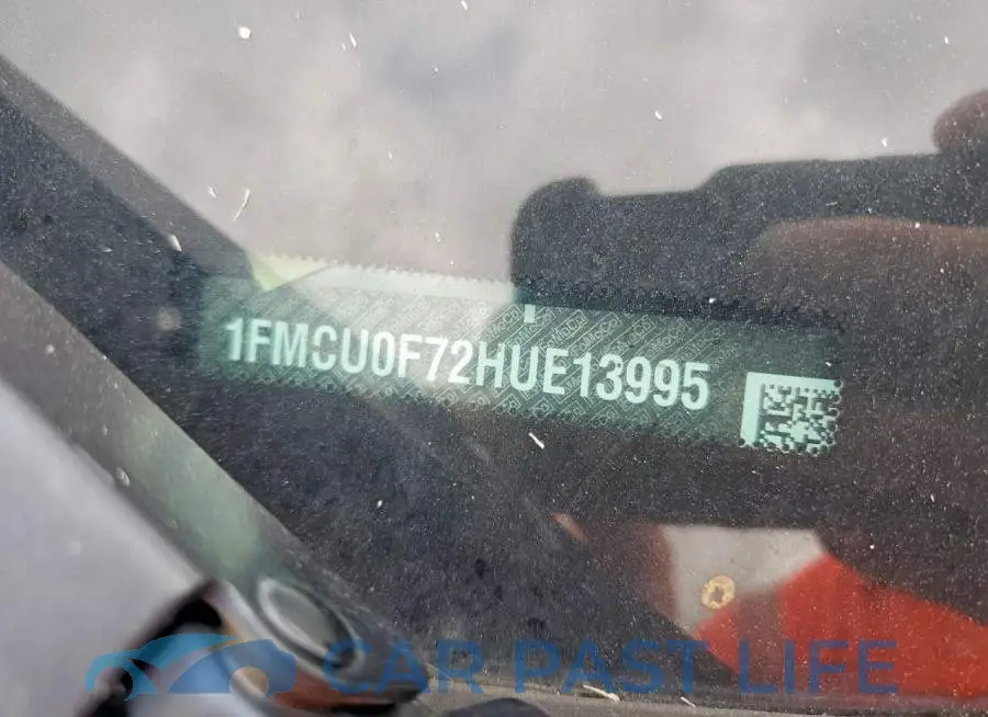 1FMCU0F72HUE13995# 13