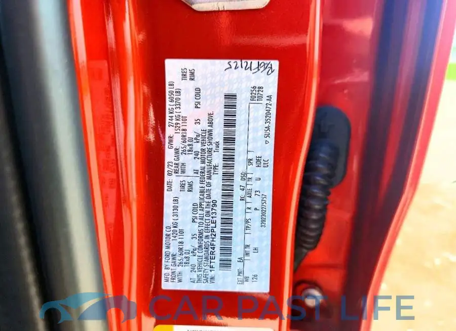 1FTER4FH2PLE13790# 12