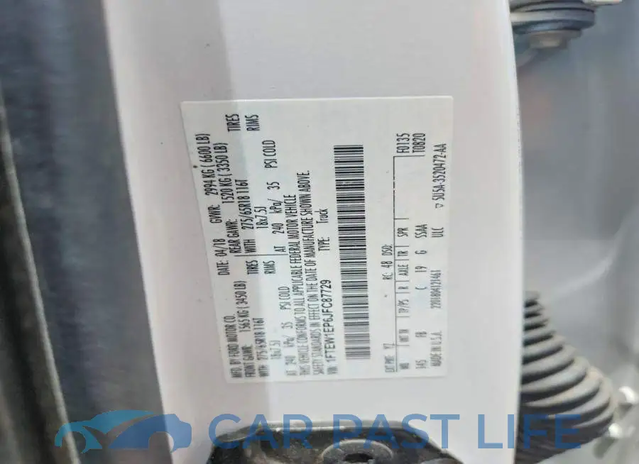 1FTEW1EP6JFC87729# 12