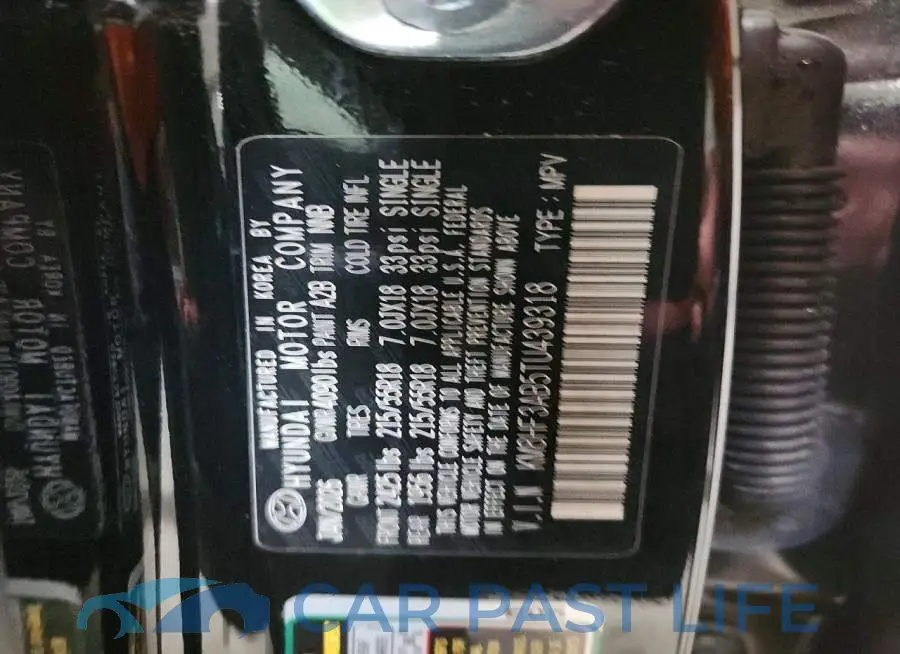 KM8HF3AB5TU439318# 13