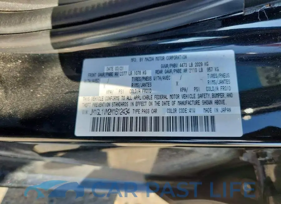 JM1GL1VM2M1612434# 12