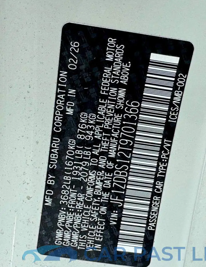 JF1ZDBS12T9701366# 10