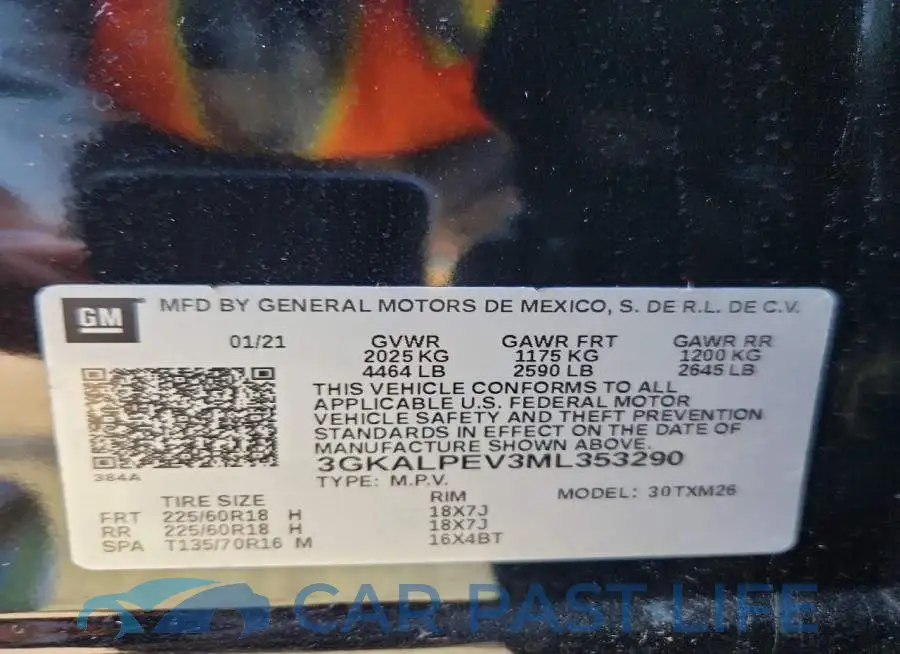 3GKALPEV3ML353290# 13