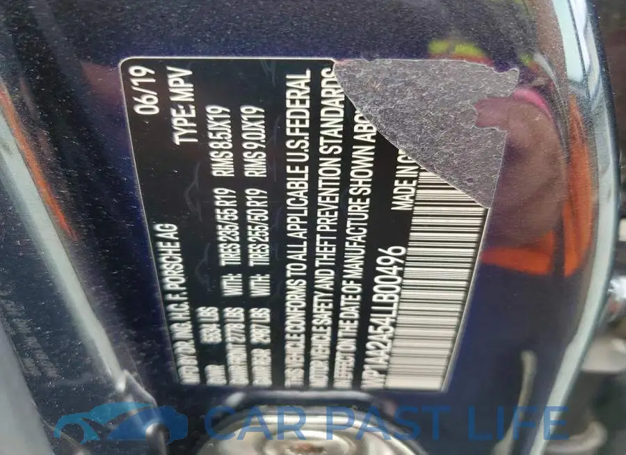 WP1AA2A54LLB00496# 13