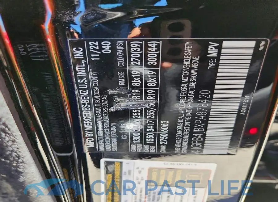 4JGFB4JBXPA878420# 12