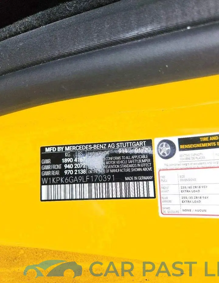 W1KPK6GA9LF170391# 12