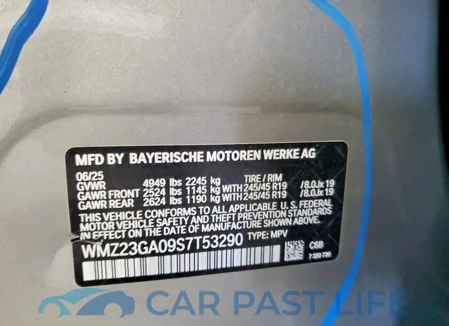 WMZ23GA09S7T53290# 13