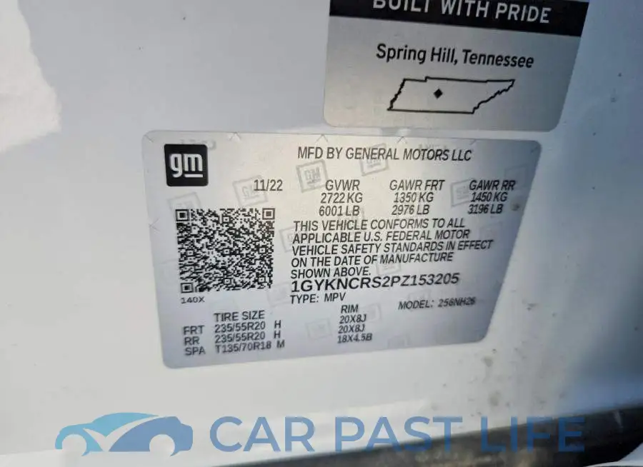 1GYKNCRS2PZ153205# 12