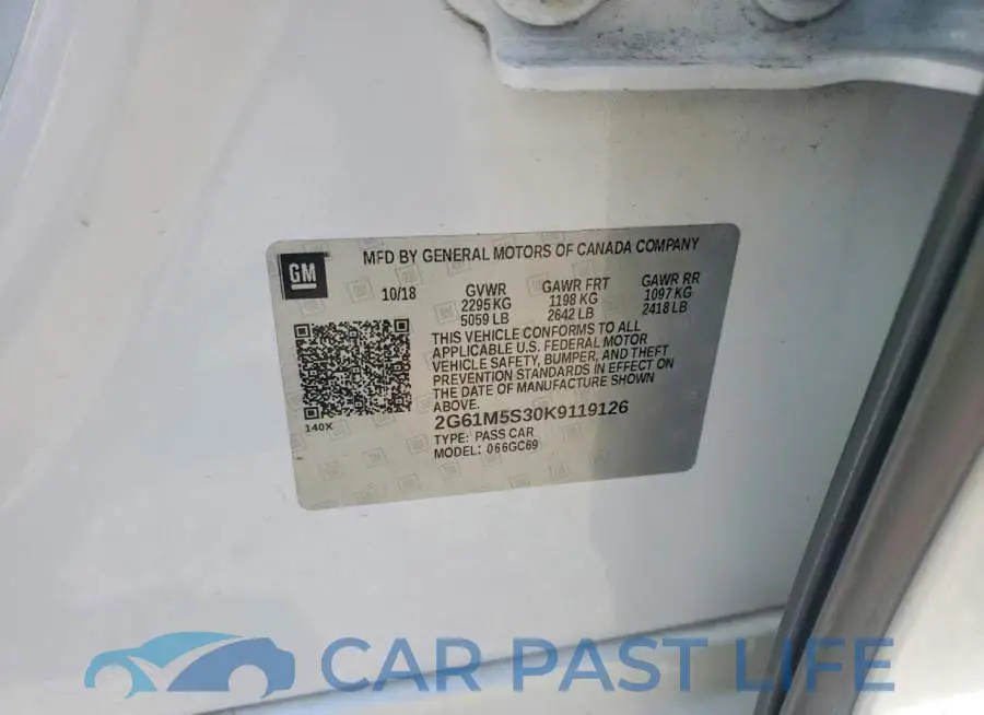 2G61M5S30K9119126# 12