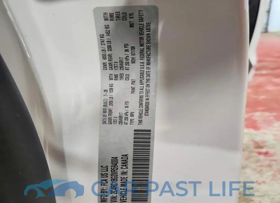 2C4RC1BG0VR594004# 13