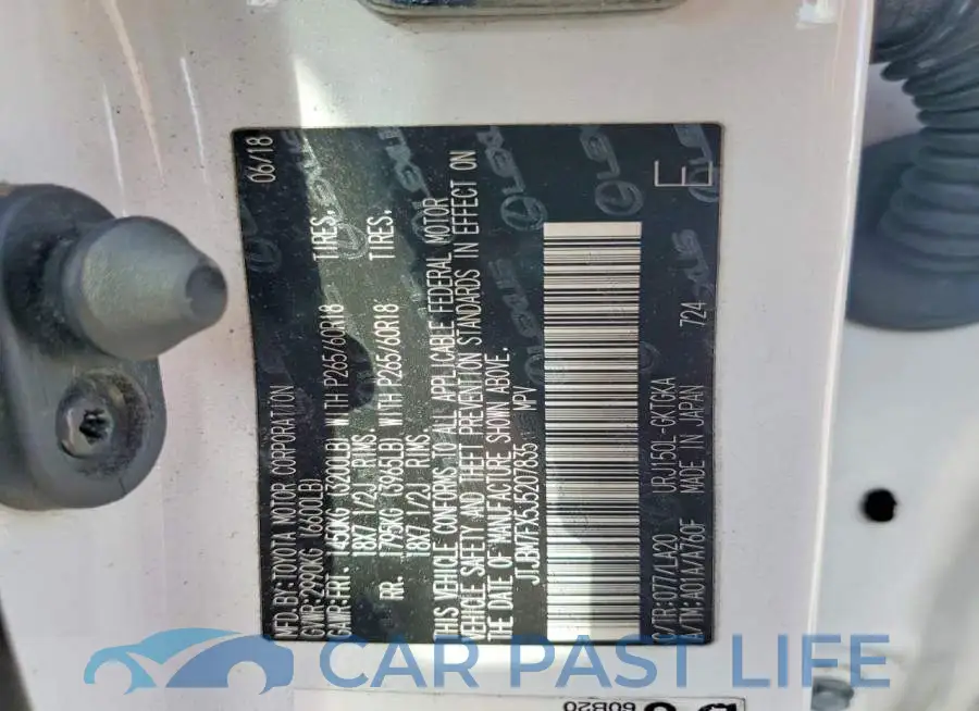 JTJBM7FX5J5207835# 13