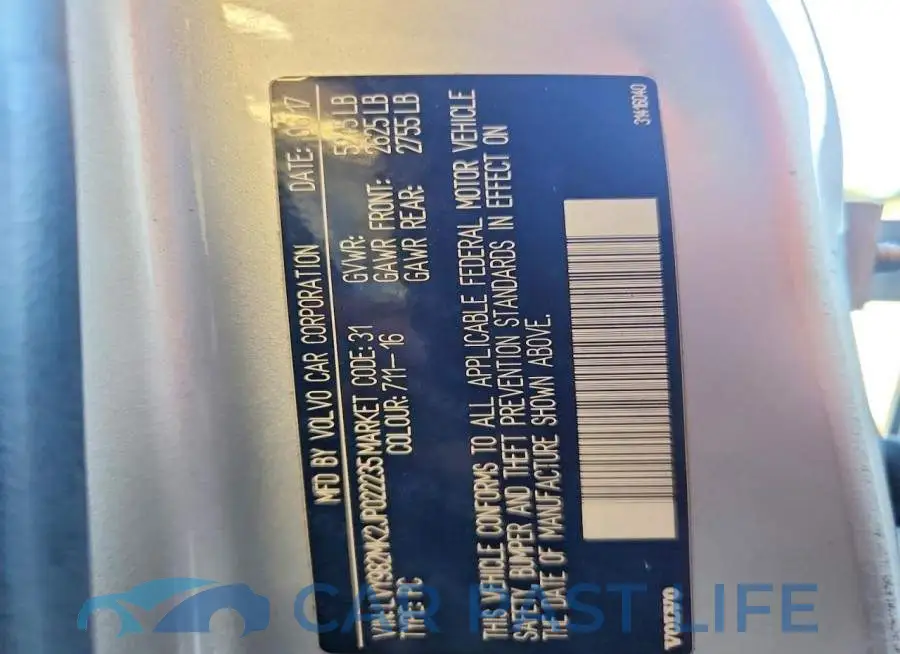 LVY982MK2JP022235# 12