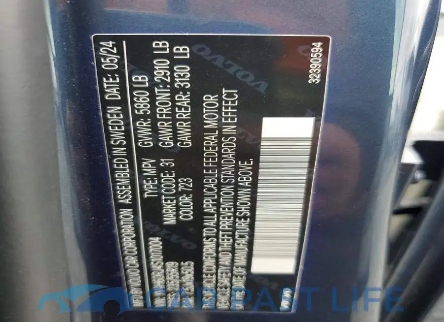 YV4H60RJ4S1017004# 13
