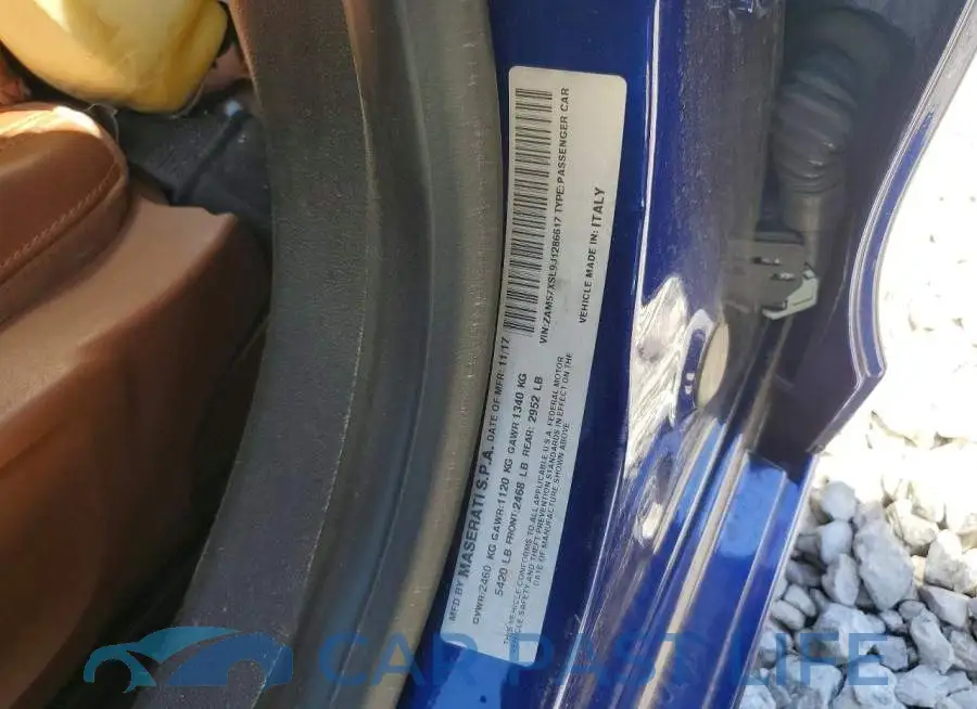 ZAM57XSL9J1286617# 12