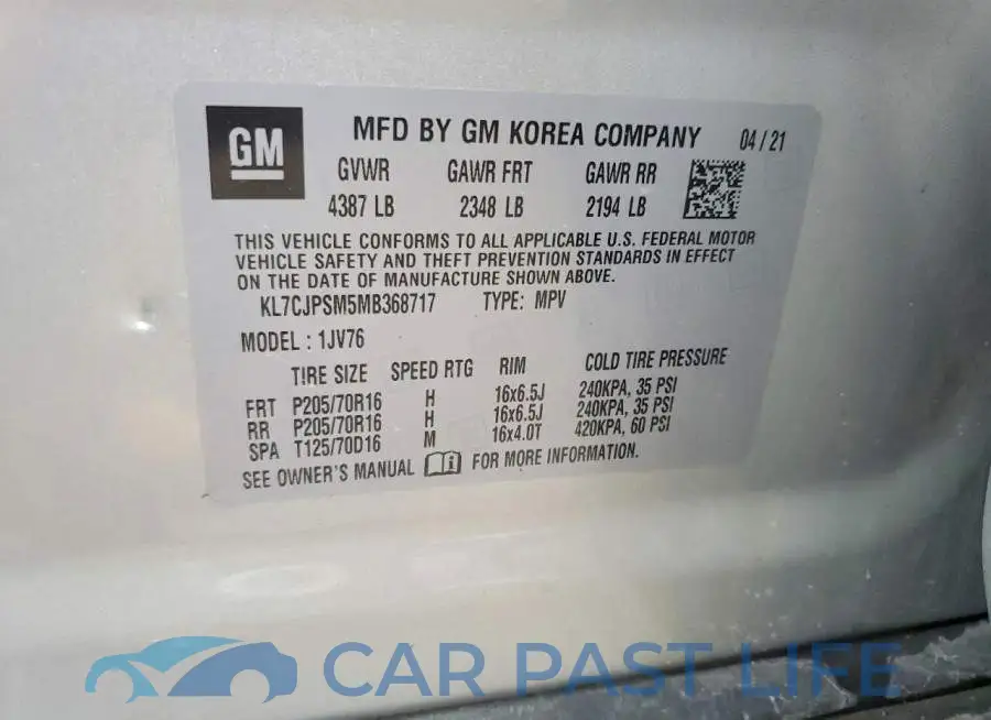 KL7CJPSM5MB368717# 13