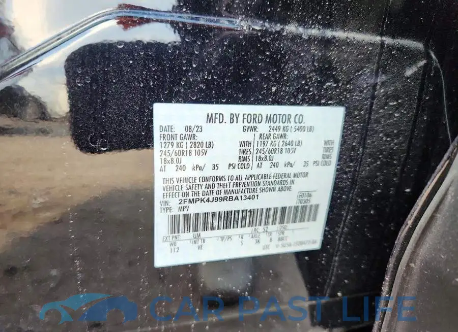 2FMPK4J99RBA13401# 12