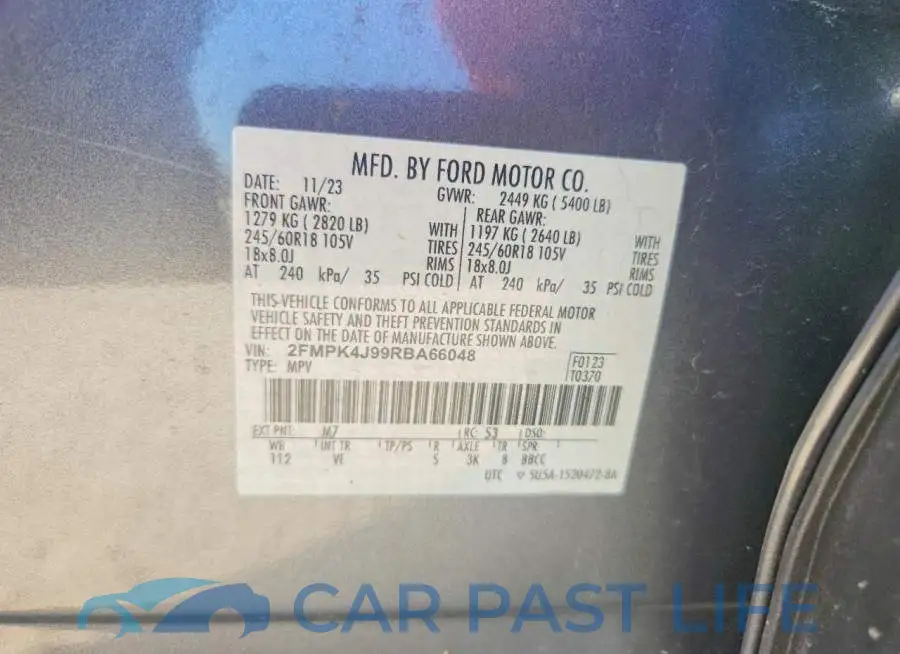 2FMPK4J99RBA66048# 13