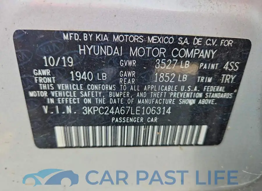 3KPC24A67LE106314# 12