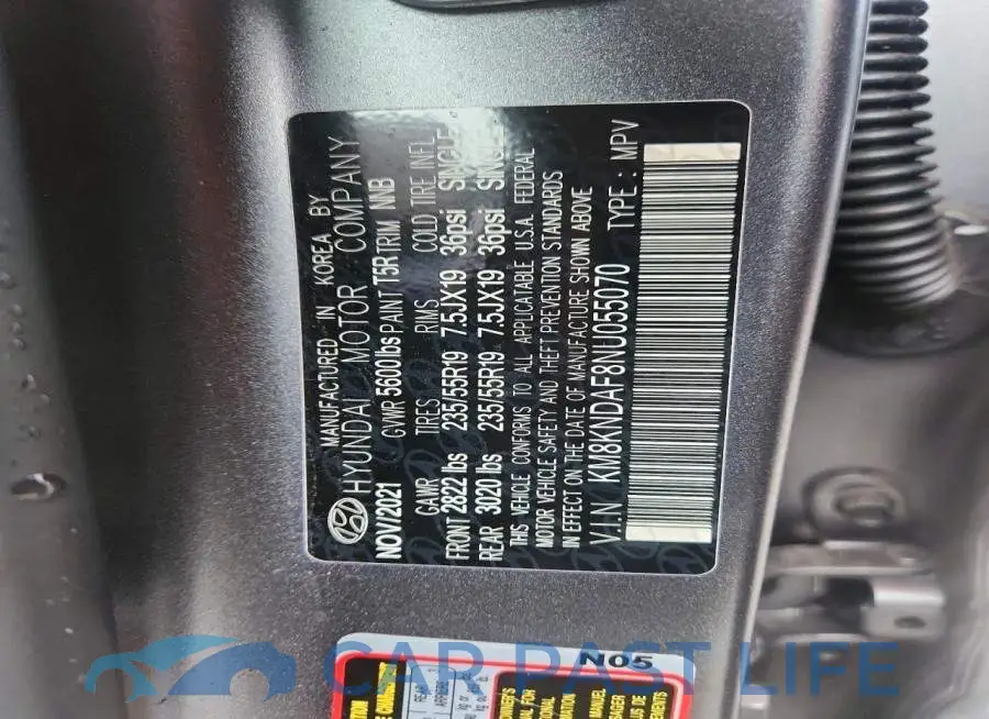 KM8KNDAF8NU055070# 12