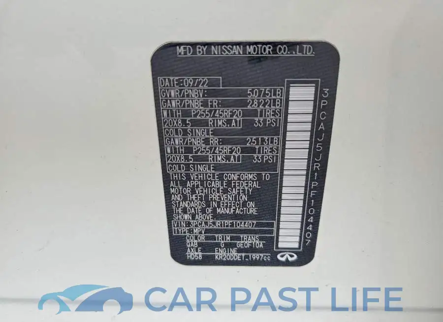 3PCAJ5JR1PF104407# 13