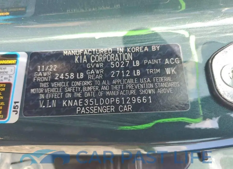 KNAE35LD0P6129661# 13