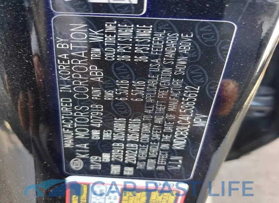 KNDCB3LC4L5365612# 13