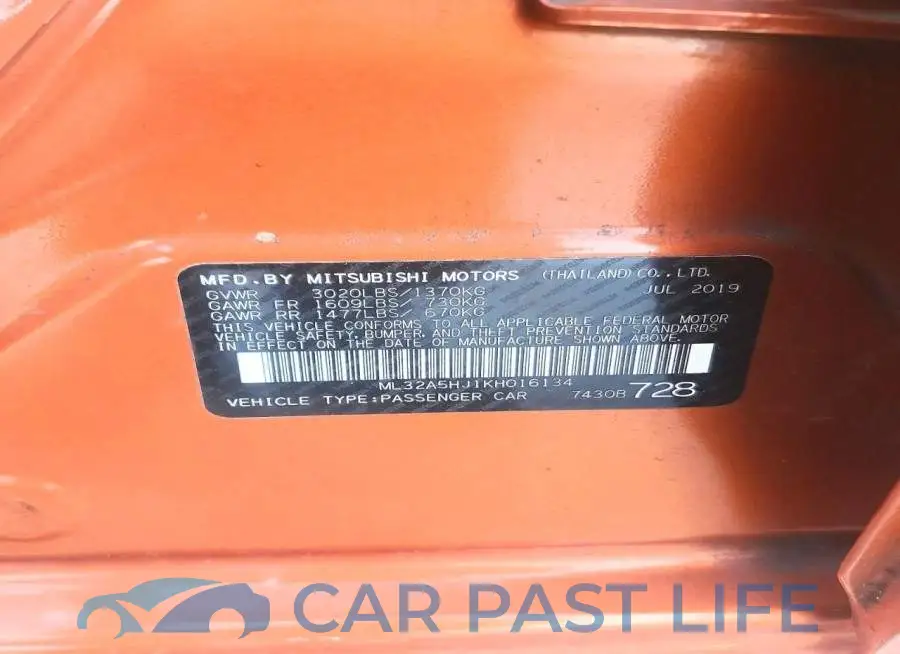 ML32A5HJ1KH016134# 12