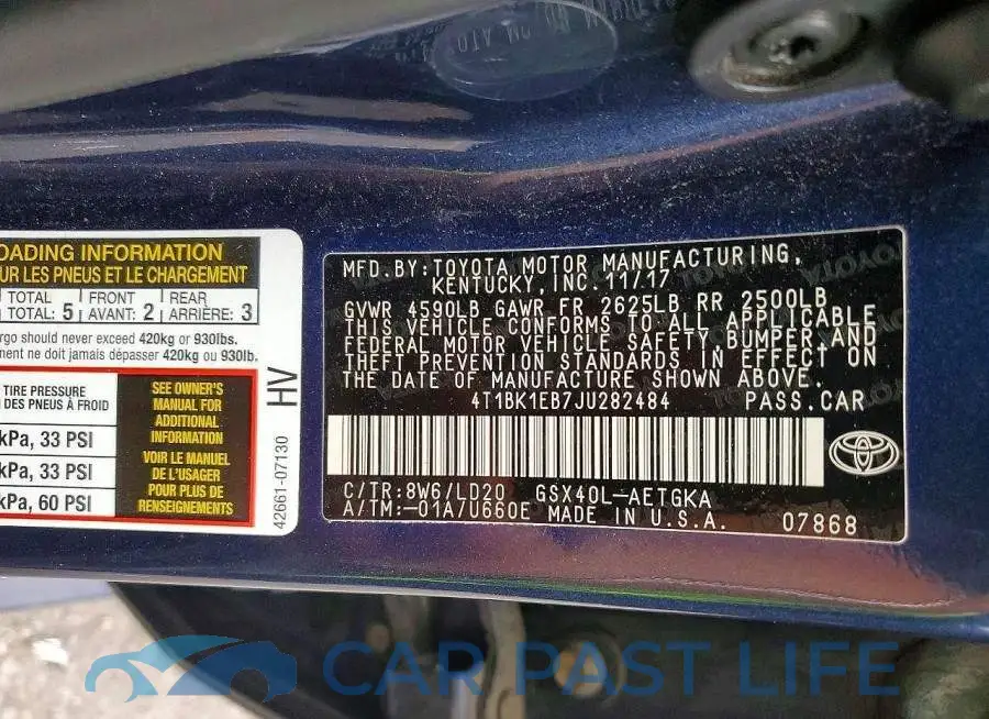 4T1BK1EB7JU282484# 13
