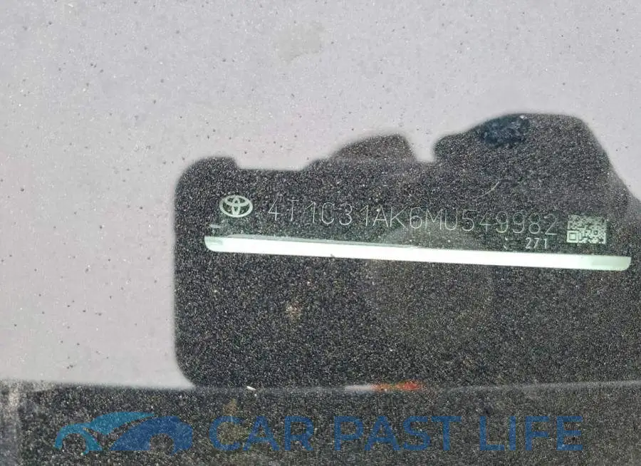 4T1C31AK6MU549982# 12