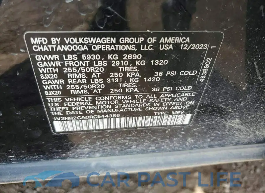 1V2HR2CA0RC544386# 13