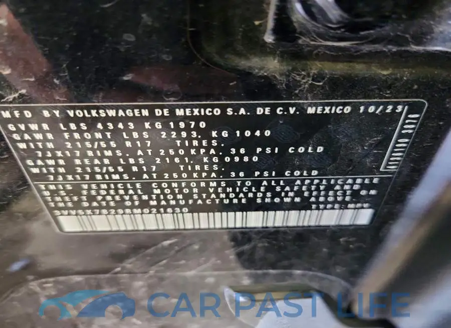 3VV5X7B29RM021630# 14