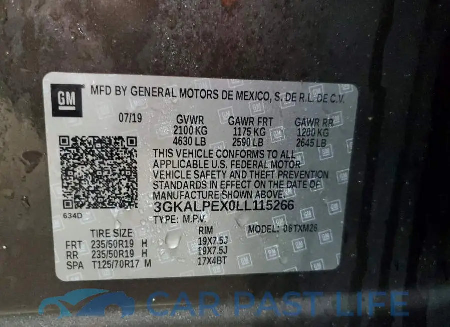 3GKALPEX0LL115266# 13
