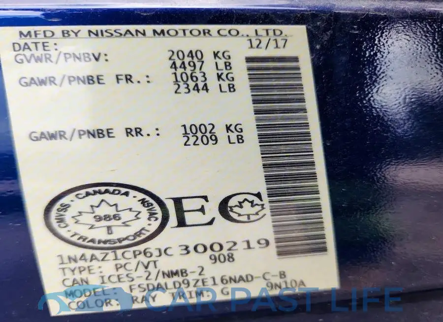 1N4AZ1CP6JC300219# 13