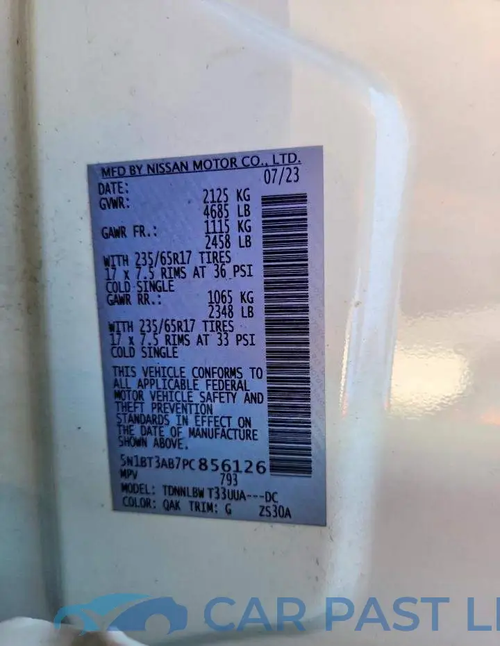 5N1BT3AB7PC856126# 13