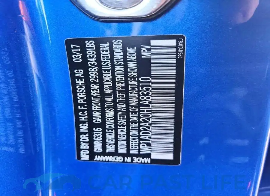 WP1AD2A20HLA83510# 13