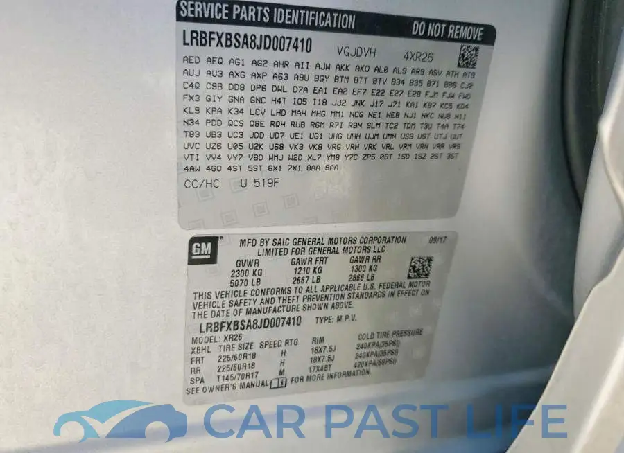 LRBFXBSA8JD007410# 12