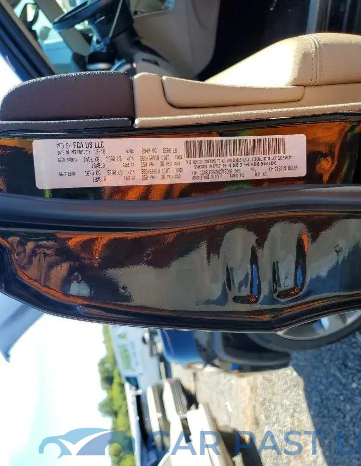 1C4RJFBG2HC745506# 13