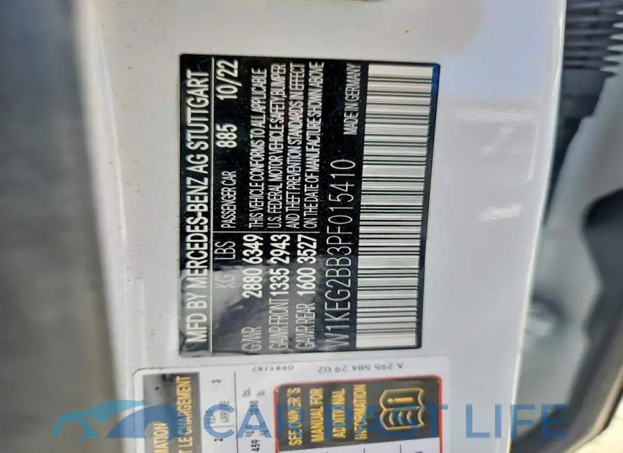W1KEG2BB3PF015410# 12