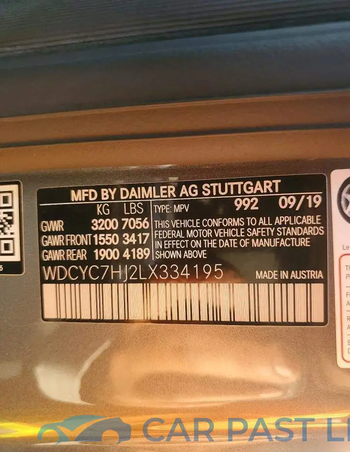 WDCYC7HJ2LX334195# 14