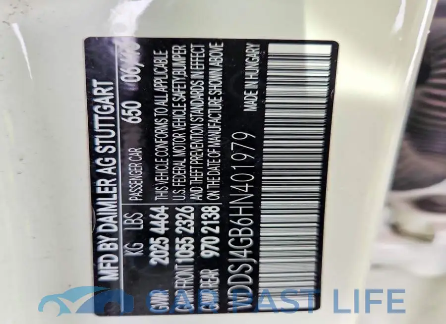 WDDSJ4GB6HN401979# 12