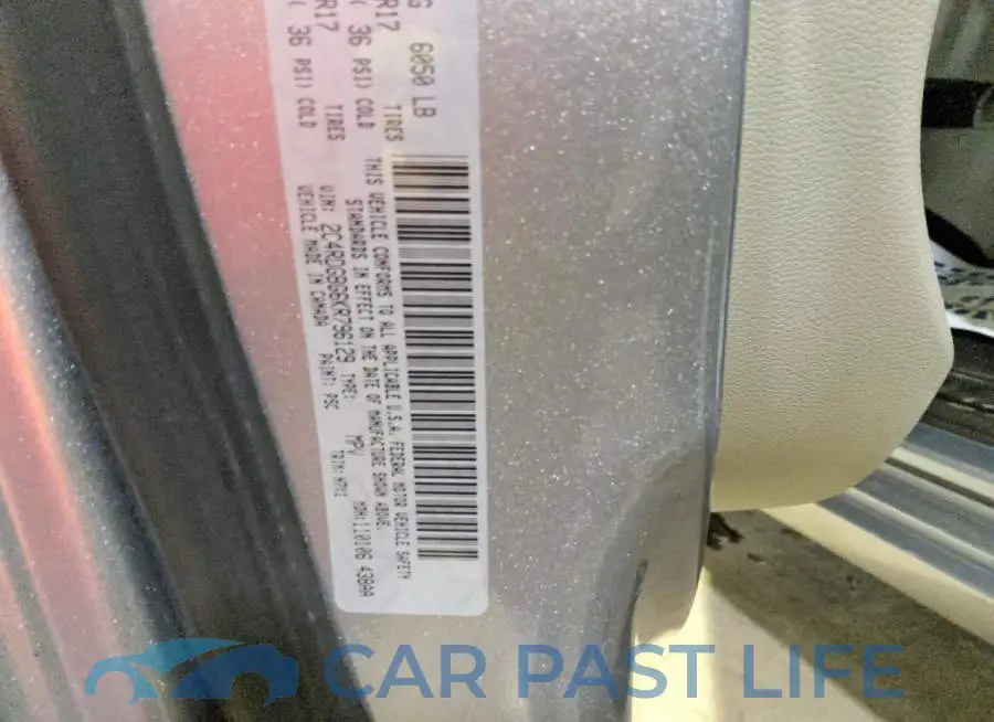 2C4RDGBG6KR796129# 12