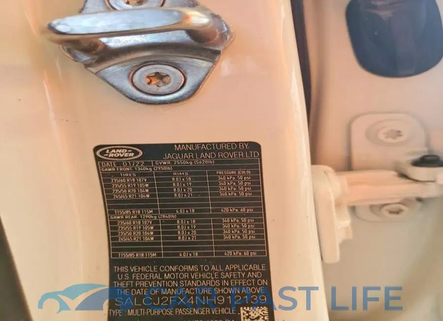 SALCJ2FX4NH912139# 13