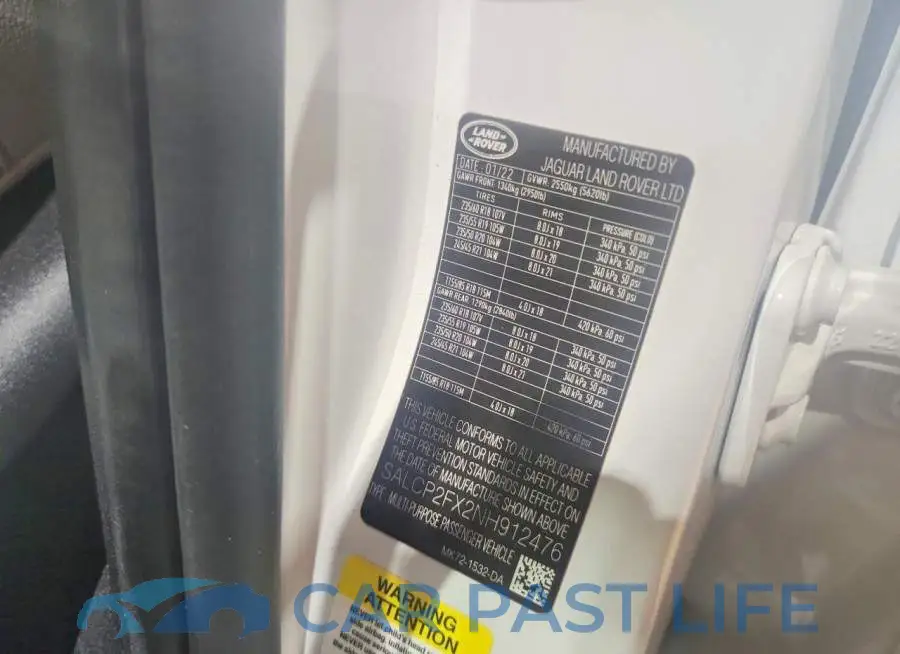 SALCP2FX2NH912476# 14