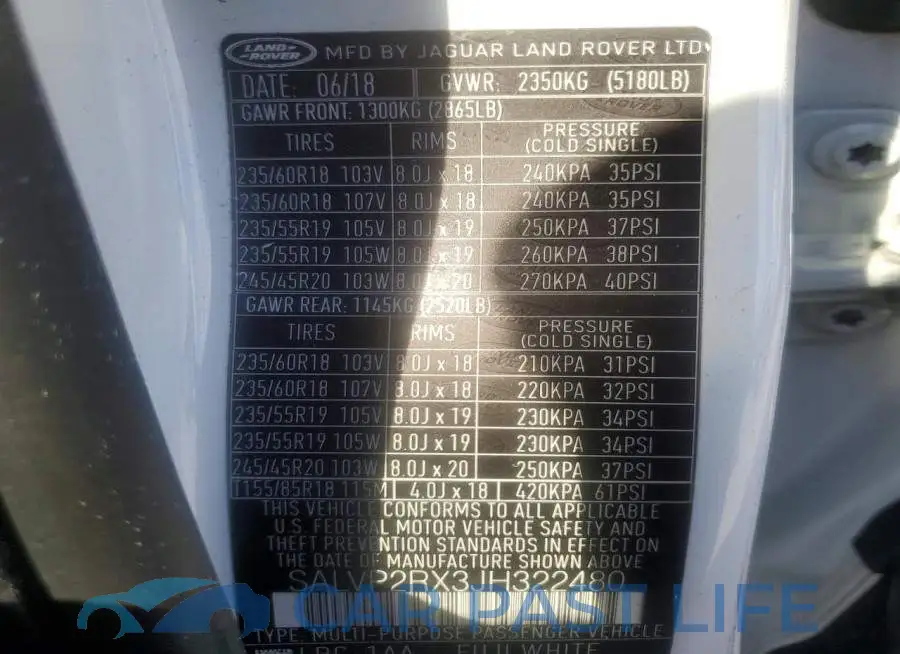 SALVP2RX3JH322480# 13