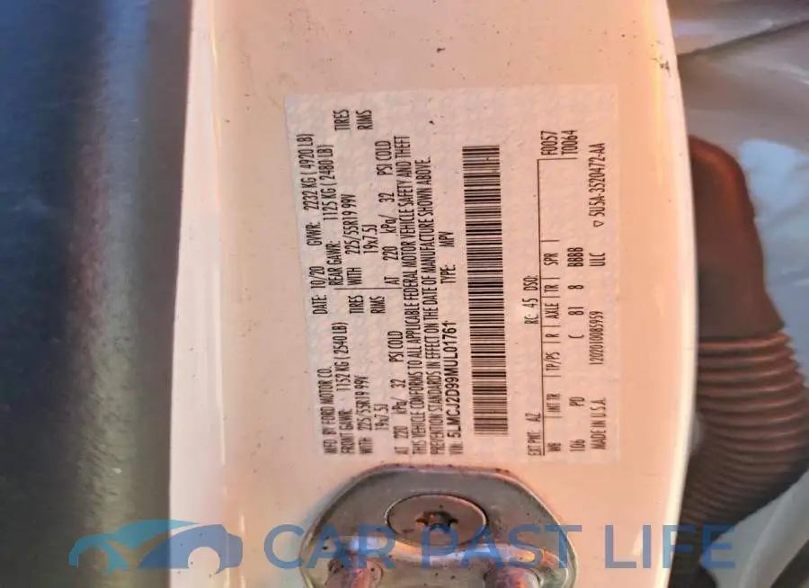 5LMCJ2D99MUL01761# 14