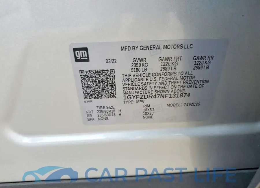 1GYFZDR47NF131874# 14