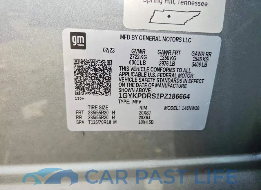 1GYKPDRS1PZ186664# 13
